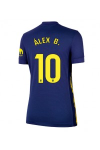 Atletico Madrid Alex Baena #10 Jalkapallovaatteet Naisten Vieraspaita 2025-26 Lyhythihainen